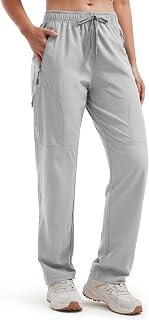 Libin Women's Hiking Pants Lightweight Quick Dry Cargo Pants Casual Safari Work Travel Outdoor Clothes