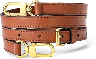 Vachetta Leather Adjustable Crossbody Strap for Leather Shoulder Strap Belt Replacement Suitable for L V Handbags