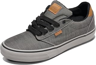 Vans Atwood Men's Deluxe Shoes, Fashion Low Top Sneakers for Work, Hiking and Leisure, Grey Dark, 44 EU