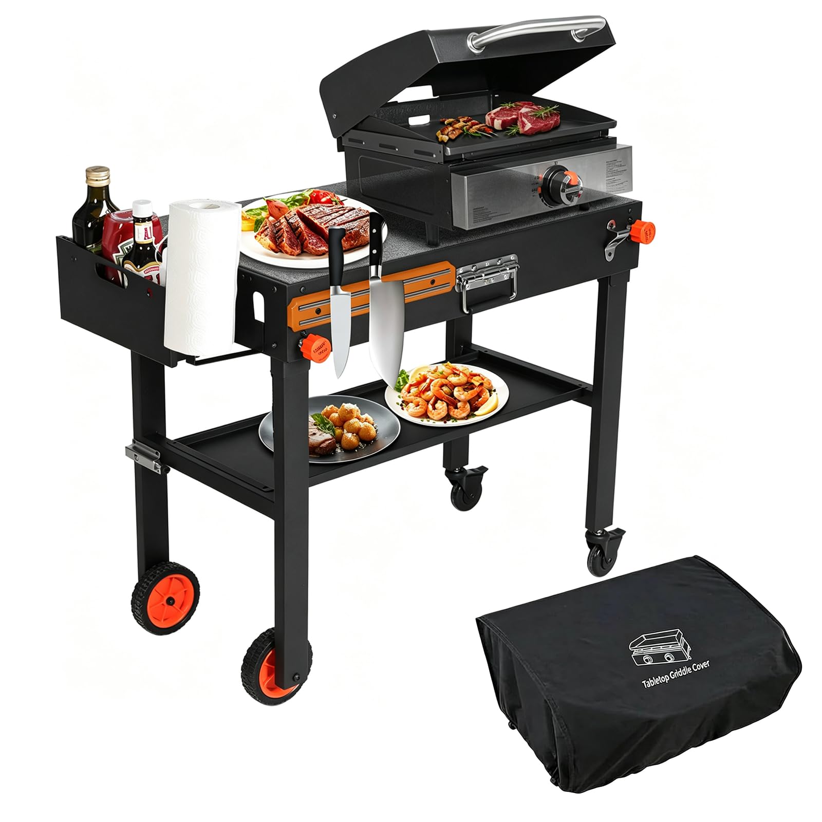Outdoor Grill Cart for Blackstone 17/22 Inch Griddle