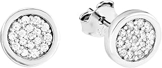 s.Oliver Stainless Steel/925 Sterling Silver Stud Earrings for Women Earrings - Comes in Jewellery Gift Box
