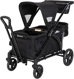 Baby Trend Expedition 2-in-1 Stroller Wagon Plus, Ultra Black