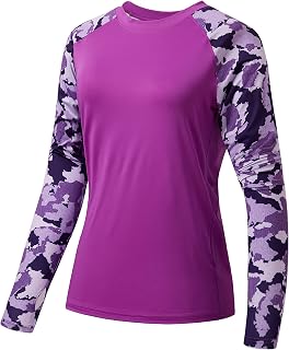 Bassdash - Women's UPF 50+ UV Sun Protection Long Sleeve Shirt for Fishing, Hiking, Performance