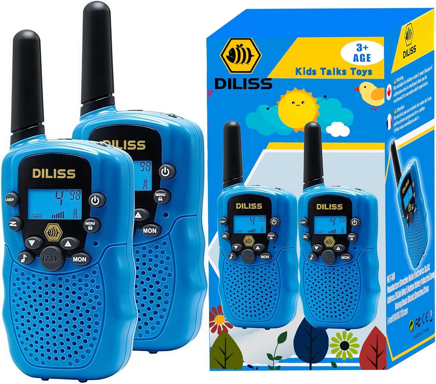 DILISS Kids Talks Toy for 3-12 Year Old Boys Girls Best Gift, 3 Miles Long Range