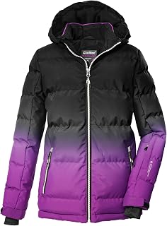 killtec Ksw 330 Grls Ski Qltd Jckt Ski Jacket/Padded Ski Jacket with Hood and Snow Protection Girls
