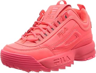 Fila Disruptor Low WMN Women's Pink Leather Shoes 1010302.71Y