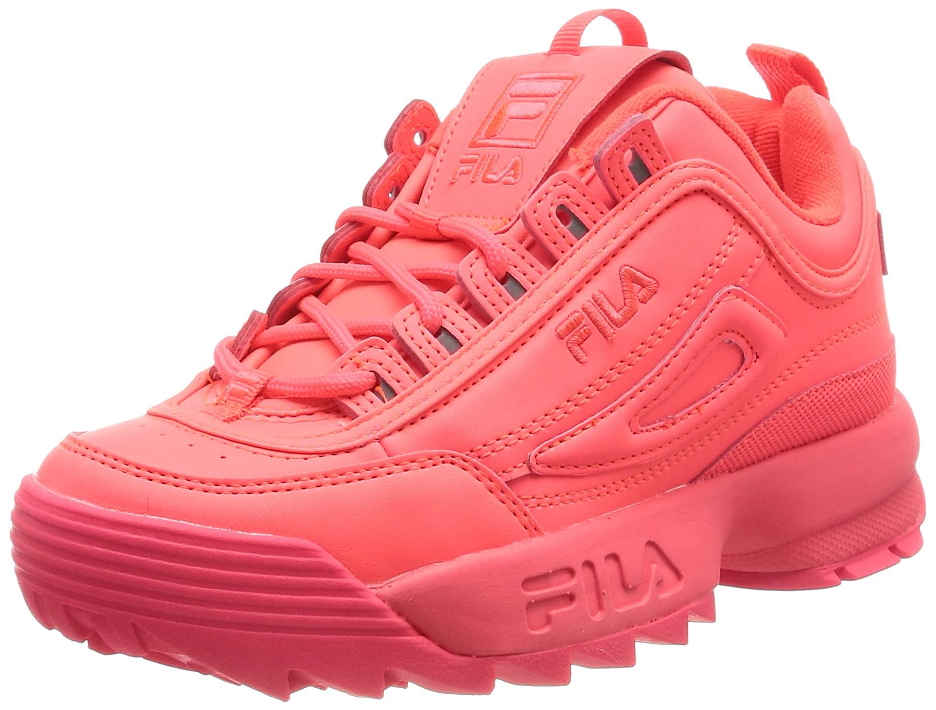 Fila Disruptor Low WMN Women's Pink Leather Shoes 1010302.71Y