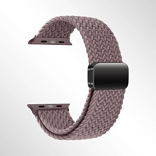 Braided Strap with Magnetic Closure Compatible with Apple Watch Band 38mm 40mm 41mm 42mm 44mm 45mm 46mm 49mm Nylon Sport Strap for iWatch Ultra 3 & 2 Series 11 10 9