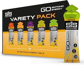 Science in Sport GO Isotonic Energy Gels Mixed, Mixed Flavours, 7 x 60ml | Fast-Acting Isotonic Carbohydrate Gels, 22g Energy per Sachet, No Need for Water, On-the-Go Endurance Fuel