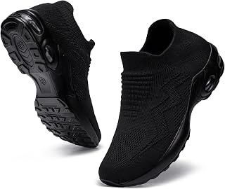 LARNMERN Chaussures de Sécurité Femmes Ultra légère Chaussures Aide Soignante Médicales Hopitaux Chaussures de Travail sans Lacets Hands-Free Respirante Résistantes aux odeurs Confortable 35~42.5EU