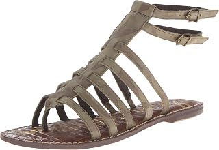 Sam Edelman Gilda Gladiator Sandalo Donna Verde Oliva 34.5 EU, Verde Oliva, 35 EU