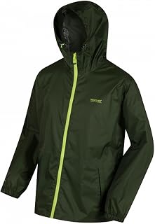 Regatta Pack-it Iii' Men's Lightweight Waterproof Breathable Padded Seams Hooded Jacket with Foldable Hood Jackets Waterproof Shell