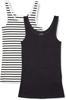 Amazon Essentials Women's Slim Fit Tank Top, Set of 2