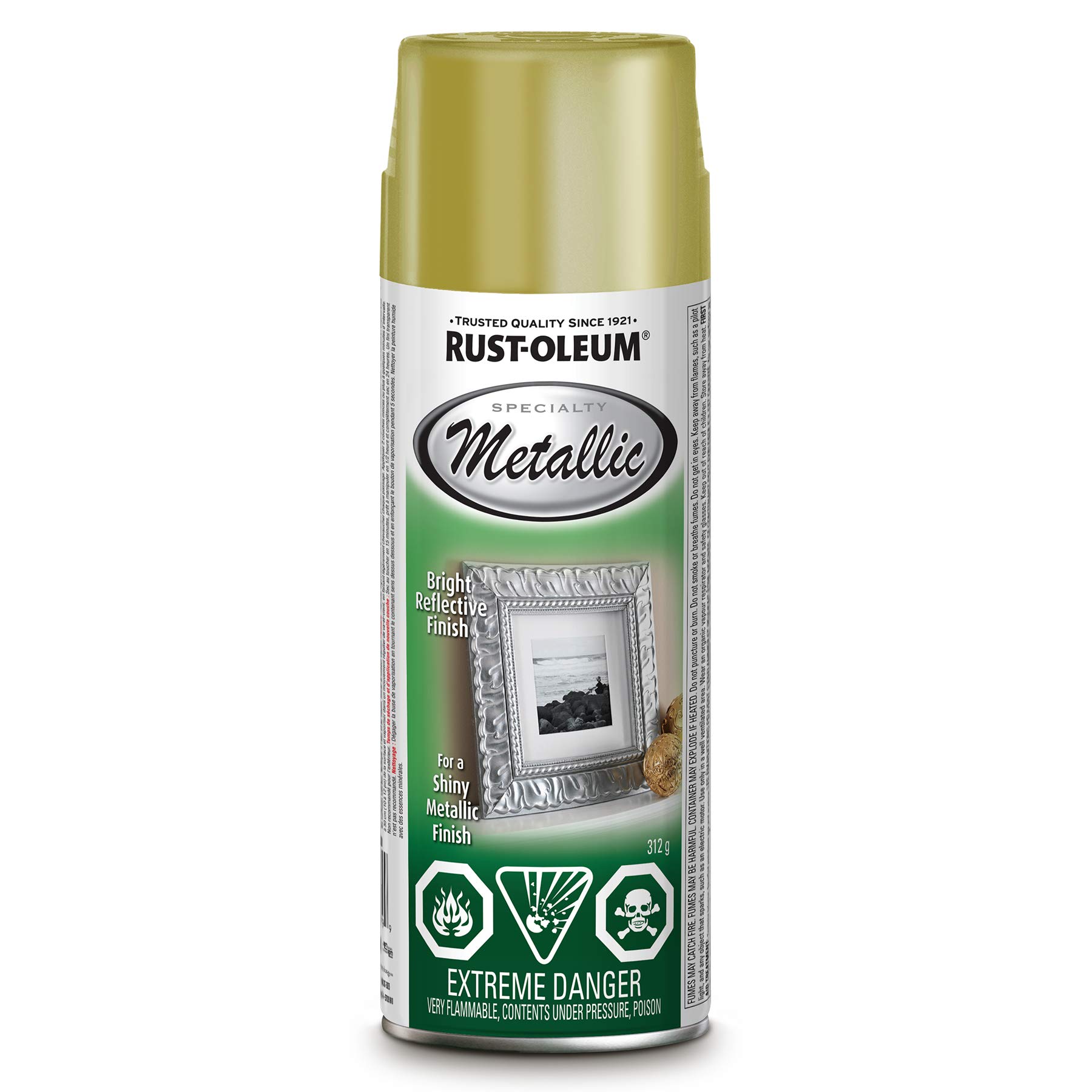 Specialty Metallic Effects Spray Paint in Gold