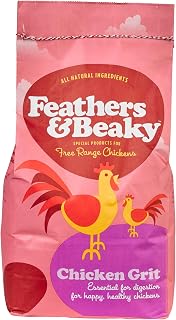 Feathers & Beaky | Chicken Grit | Produces Strong Bones & Shells | Aids Digestion | Made in the UK (5kg)