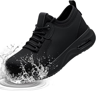Ulogu Wide Toe Non Slip Shoes for Men Women Waterproof Oil Resistant Work