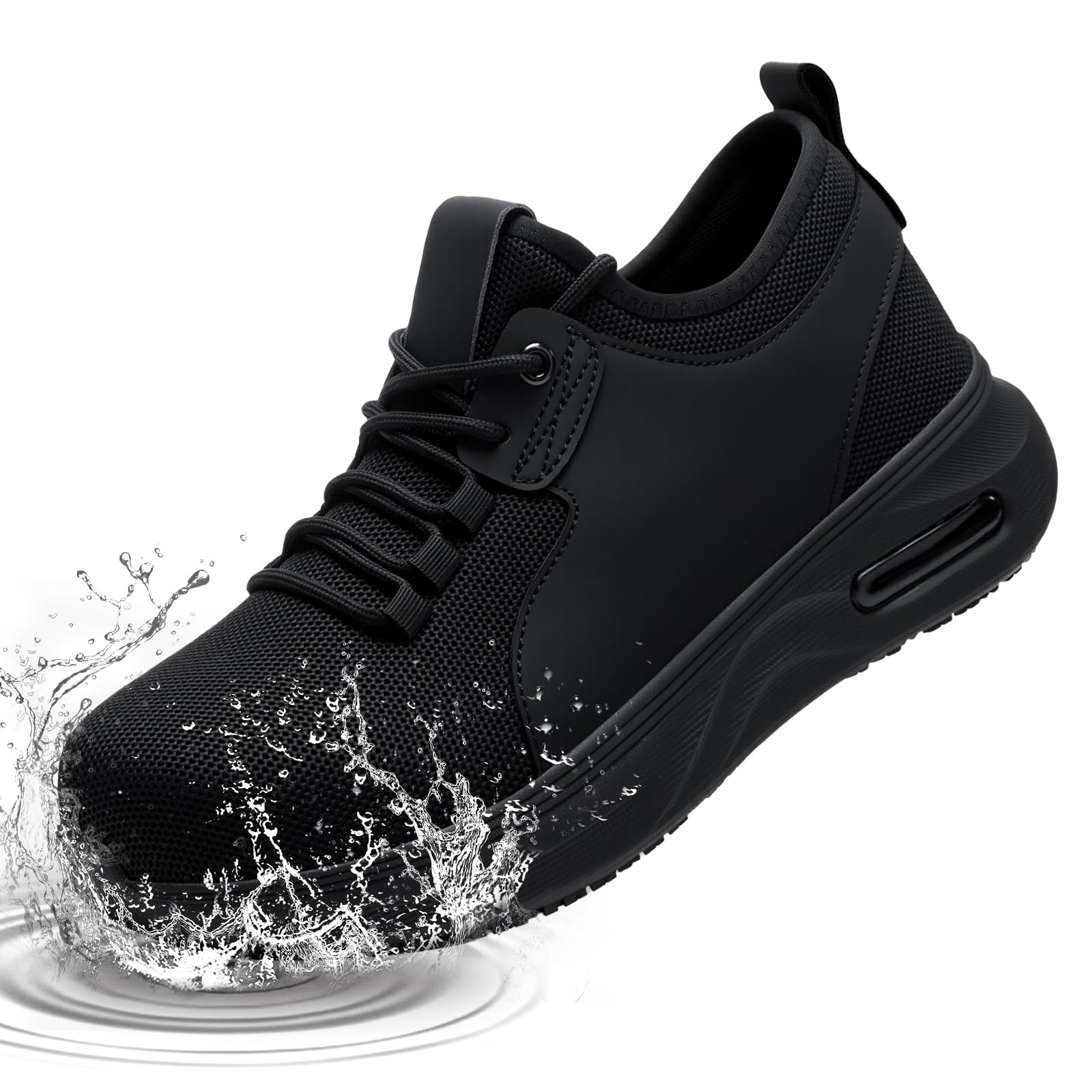 Ulogu Wide Toe Non Slip Shoes for Men Women Waterproof Oil Resistant Work