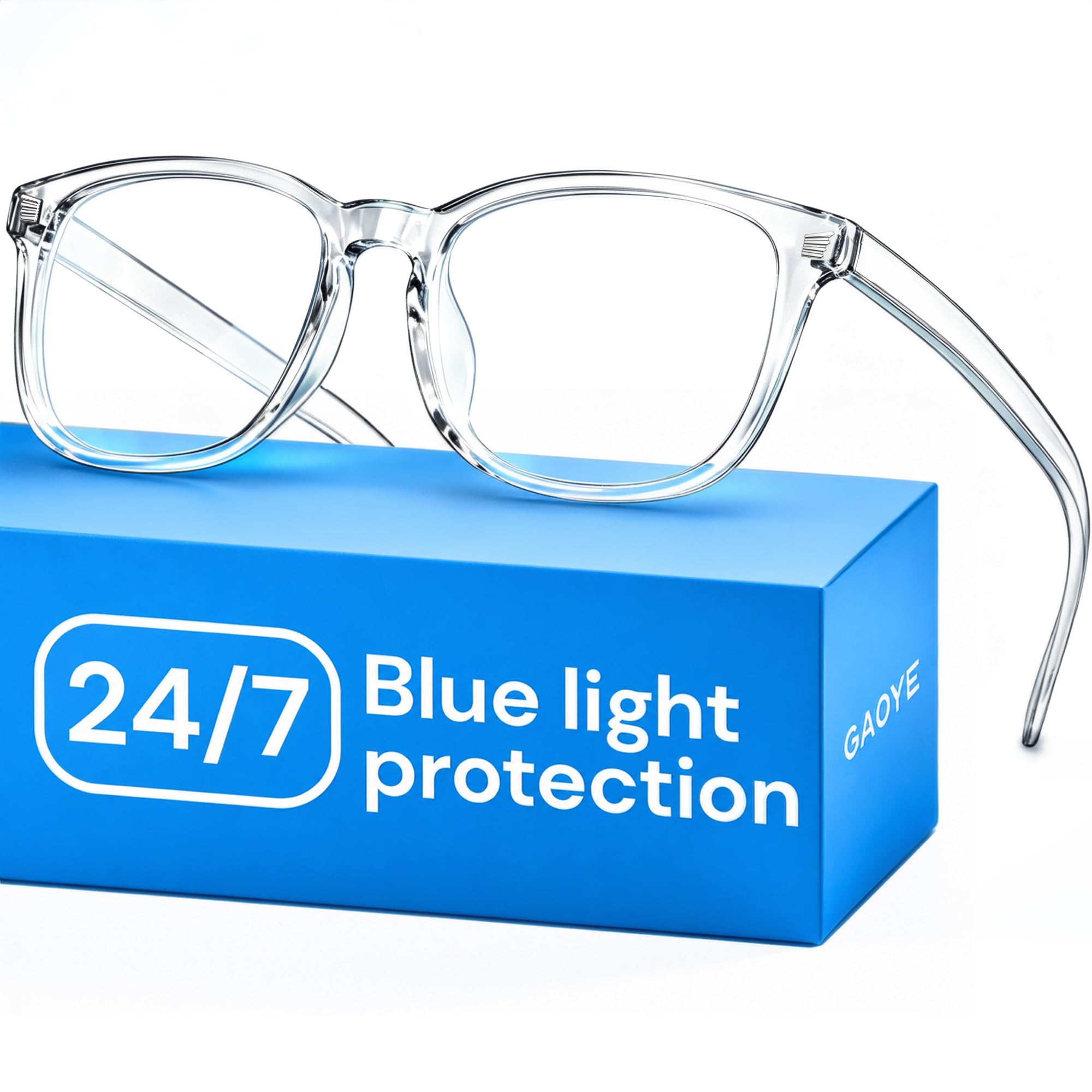 Gaoye Blue Light Glasses for Computer & Gaming - Clear | Blue Light Blocking, An