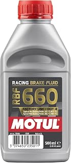 Motul RBF 660 Racing Brake Fluid – DOT 4, 100% Synthetic Racing Brake Fluid - 500ml Bottle (101667)