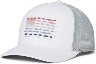 Columbia Unisex-Adult PFG Fish Flag Mesh Snap Back