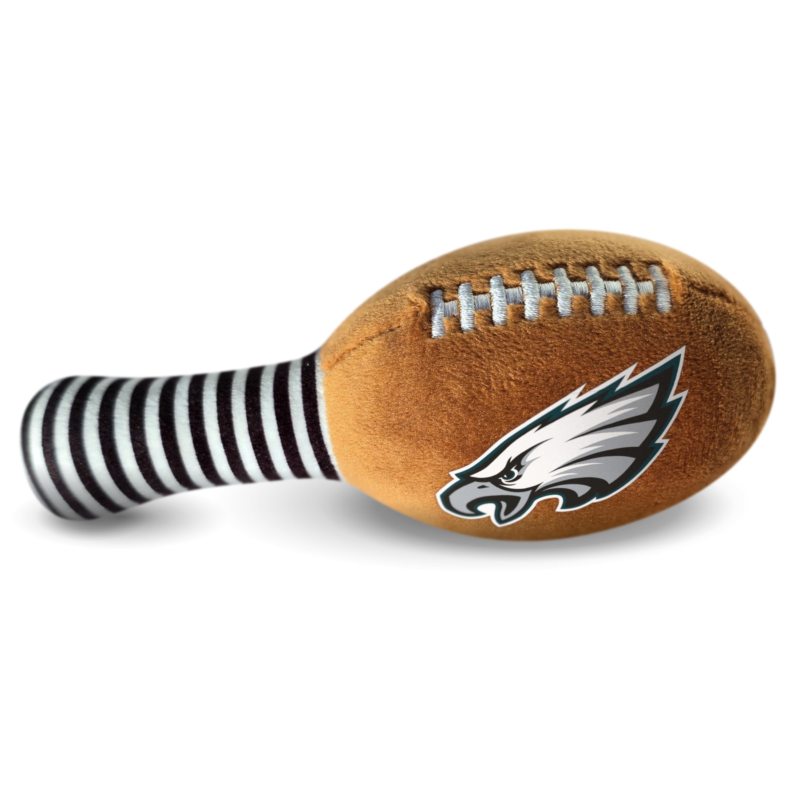 Smilo NFL Plush Football Rattle - Philadelphia Eagles | Soft Baby Rattle with Be