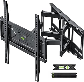 USX MOUNT Full Motion TV Wall Mount for 32-70 inch TVs up to 99 Lbs | Wall Mount TV Bracket with Articulating Swivel Tilting, TV Mount Fit 12" 16" Wood Studs, Max VESA 400x400mm, XMM903