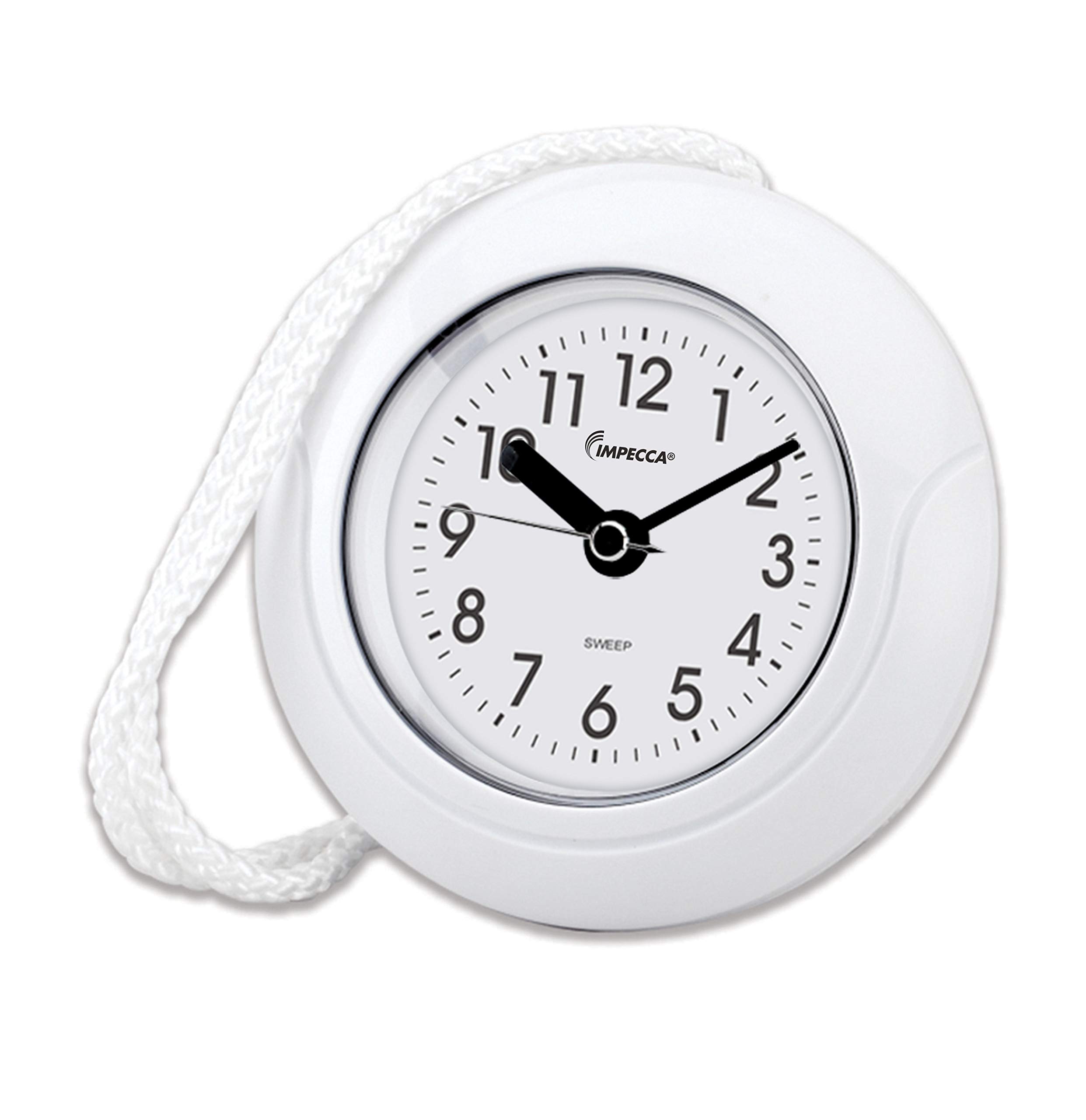 Impecca Waterproof Clock 5.5“ Non-Ticking Quartz Movement Indoor & Outdoor Clock