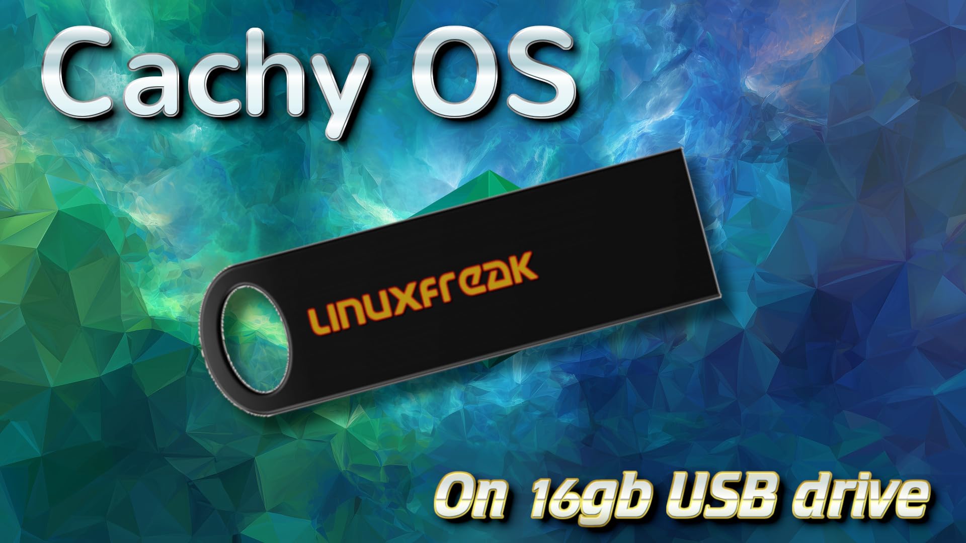 Cachy OS Linux on a 16GB USB Flash Drive
