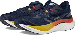Saucony Men's Endorphin Speed 4 Road Running Shoe, Navy/Spice, 7