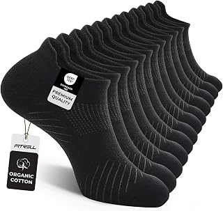 FITRELL 6 Pairs of Men's & Women's Breathable Low Socks