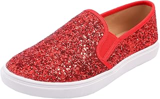 Feversole Women's Fashion Slip-On Sneaker Casual Flat Loafers, Fashion Slip-on Sneakers for Women Casual Flat Loafers