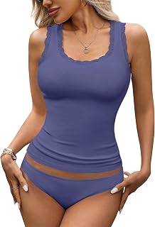Rooscier Women's Lace Camisole Tank Tops
