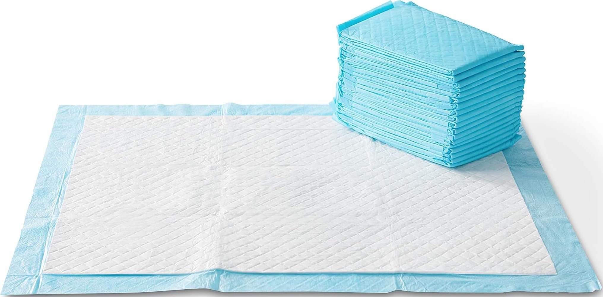 Amazon Basics X-Large Heavy Duty Absorbent Puppy Potty Pads, Leak-Proof, Quick-D