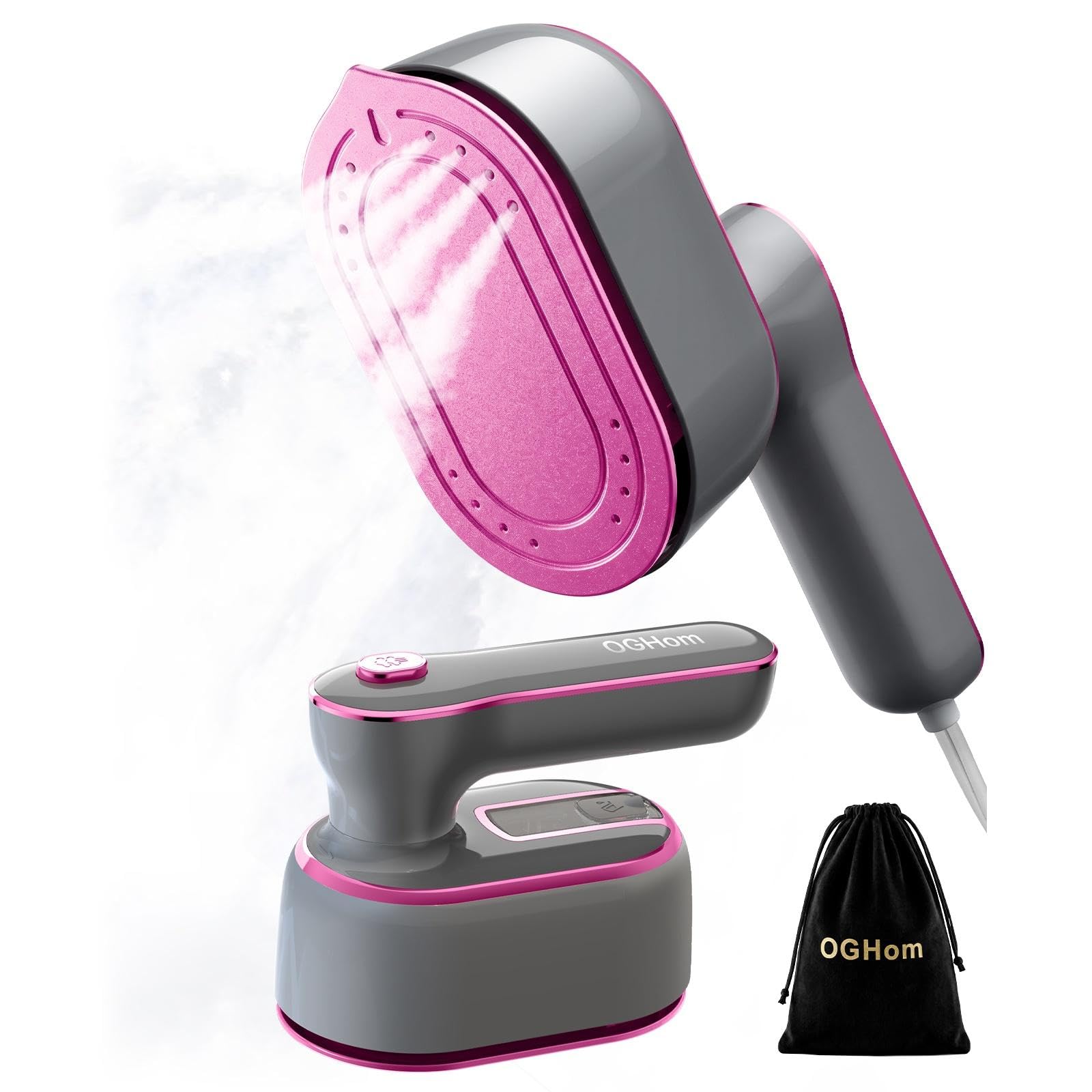 Steamer for Clothes, 2-in-1 Handheld Clothes Steamer with Dry & Steam Ironing, 1