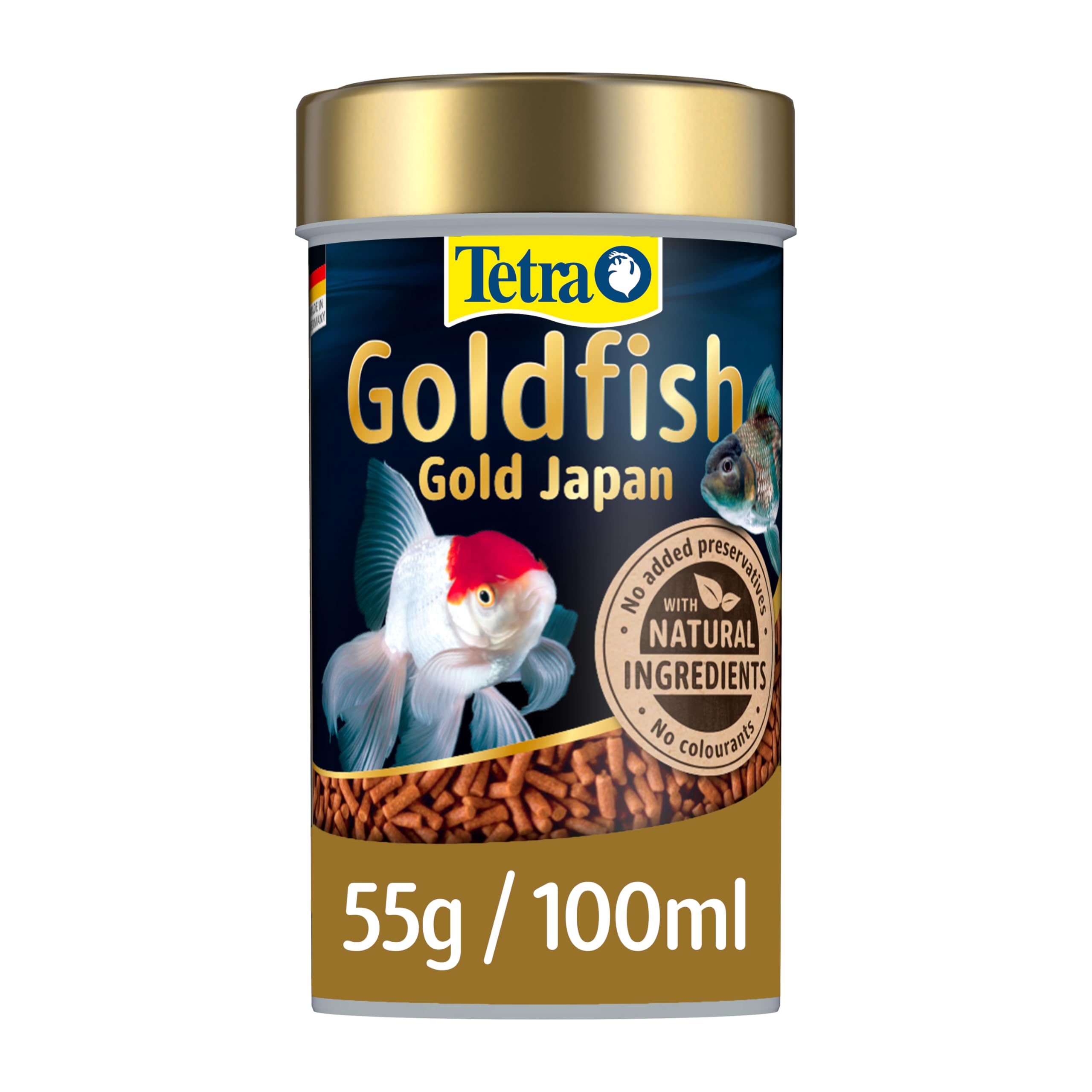 Tetra Japan Goldfish Fish Food, Mini-Sticks Premium Food for Fancy Goldfish, 100