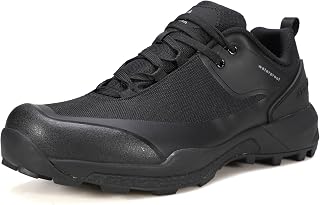 HUMTTO Zapatos de senderismo impermeables para hombre, ligeros, transpirables, antideslizantes, para senderismo
