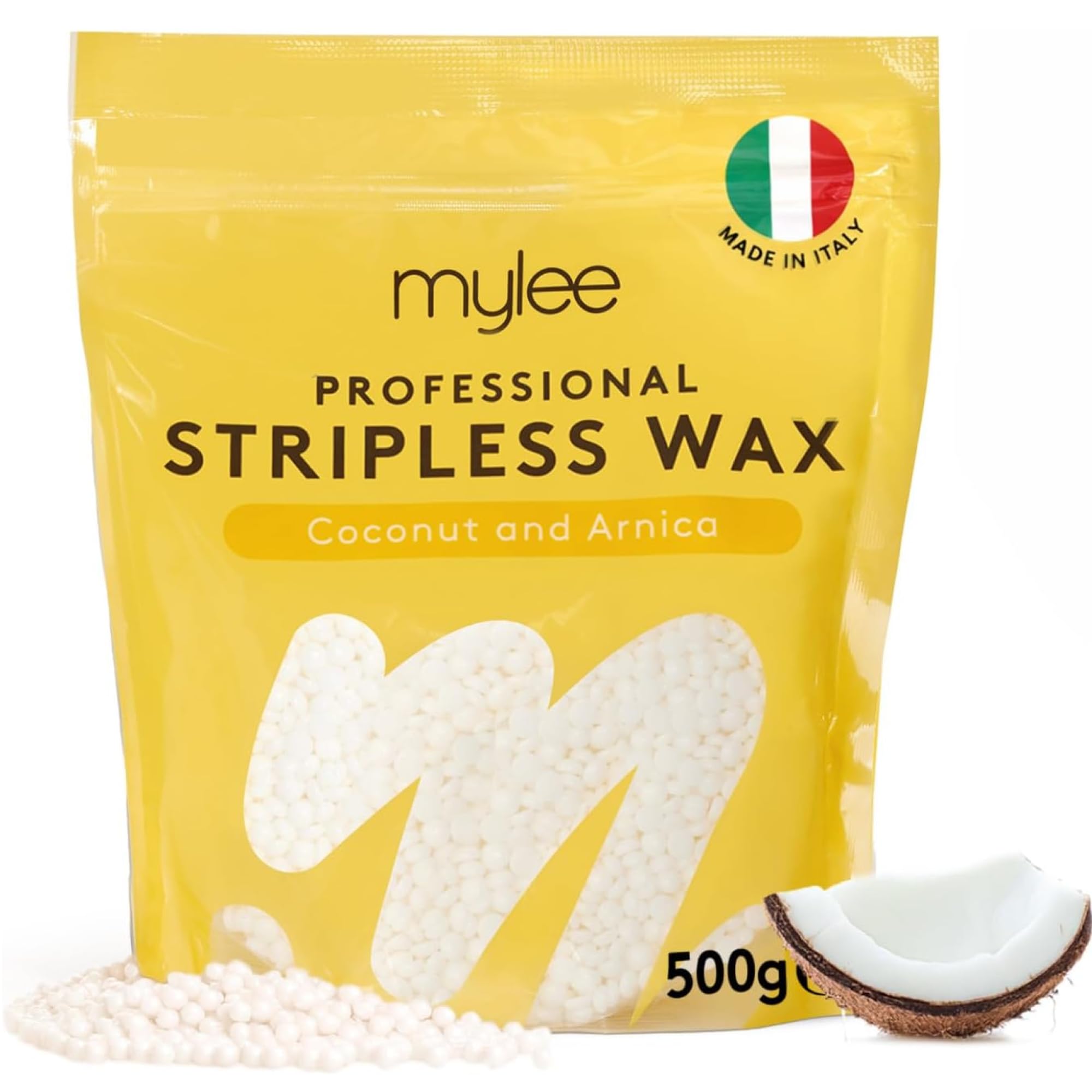 Mylee Professional Hard Wax Beads - 500g Premium Italian Stripless Wax | Women &
