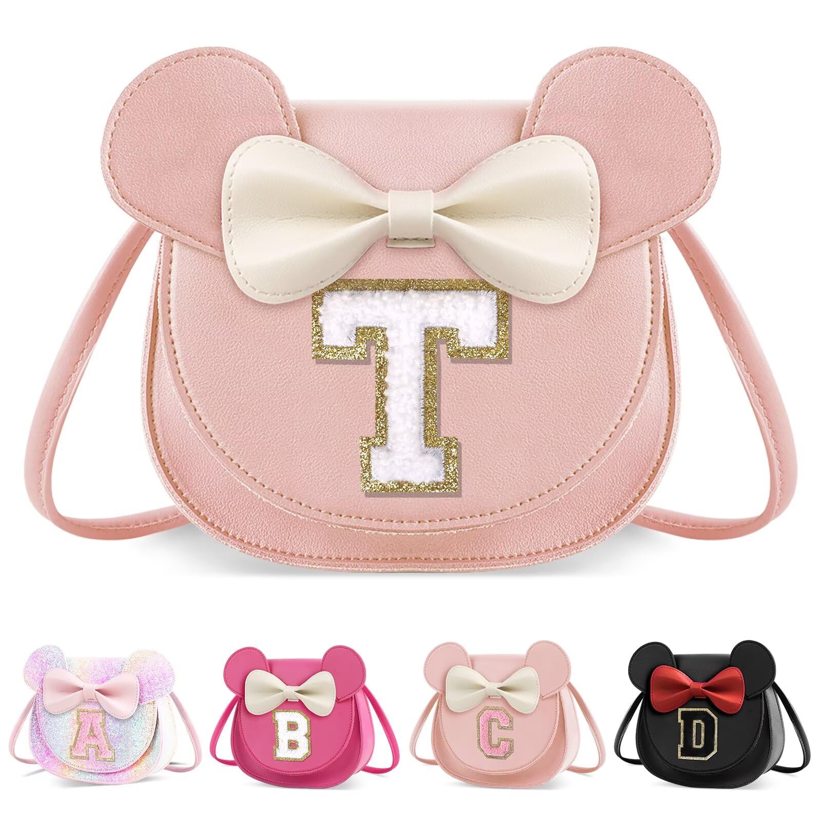 XSUIOY Toddler Purse Girl Wallet for Kids 2-9 Year Old Birthday Gifts,Cute Mouse
