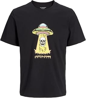 JACK & JONES Skull Tee Joranatomy SS Crew Neck Sn Men's T-Shirt