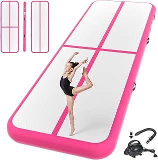 3M Inflatable Gym Mat for Home Exercise, Cheerleading, Yoga, Water with Pump
