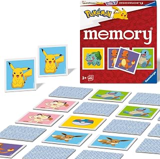 Ravensburger Pokemon Mini Memory Game for Kids Age 3 Years Up - 2 to 6 Players