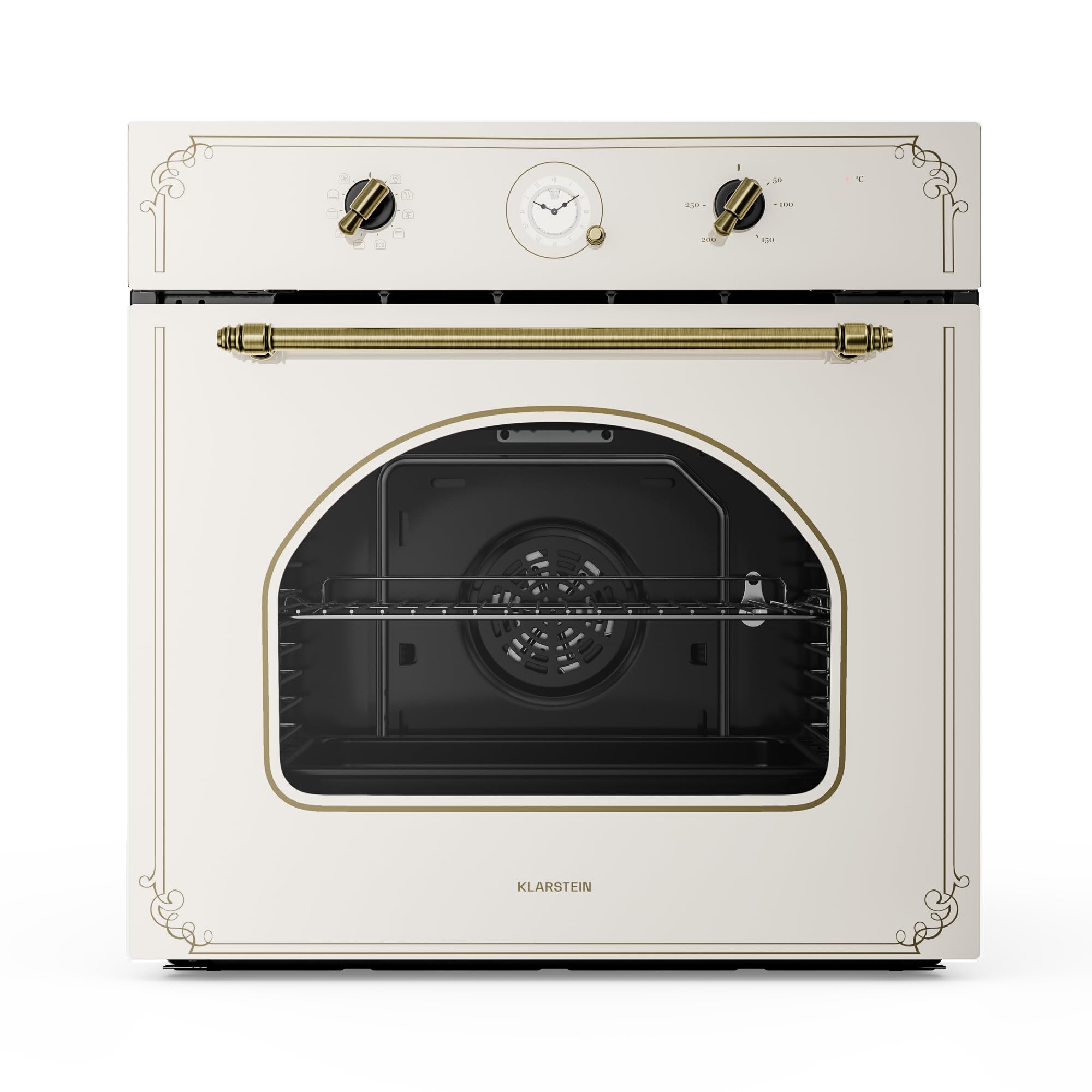Klarstein Victoria built-in oven 60 cm 70L vintage cream