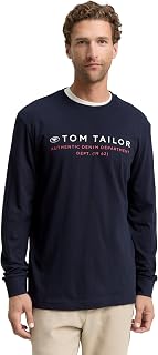 Tom Tailor 1047769 Maglietta a Maniche Lunghe Uomo (Pacco da 1)