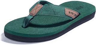 FITORY Men's Adult Summer Flip Flop Flat Non-Slip Beach Pool Sandals Size 6-13 UK