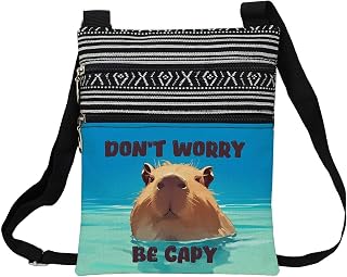 Animal Crossbody Handbag Elephant Wolf Horse Squirrel Panda Cattle Butterfly Owl Frog Capybara Present for Woman
