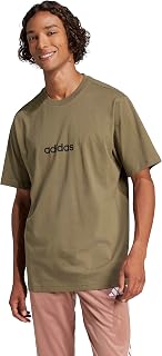 adidas Men's Essentials Linear Single Jersey Tee