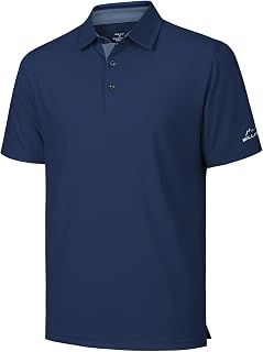 Willit Men's Golf Polo Shirts Short Sleeve Quick Dry Moisture Wicking Performance Classic Collared Casual