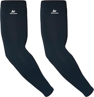 AetherGear Arm Sleeve (1 Pair) - Compression Cover Arm Sleeves Men and Women for Sports, Outdoors, UV Protection