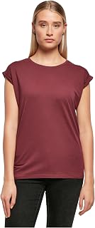 Build Your Brand Women's Ladies Extended Shoulder Tee T-Shirt