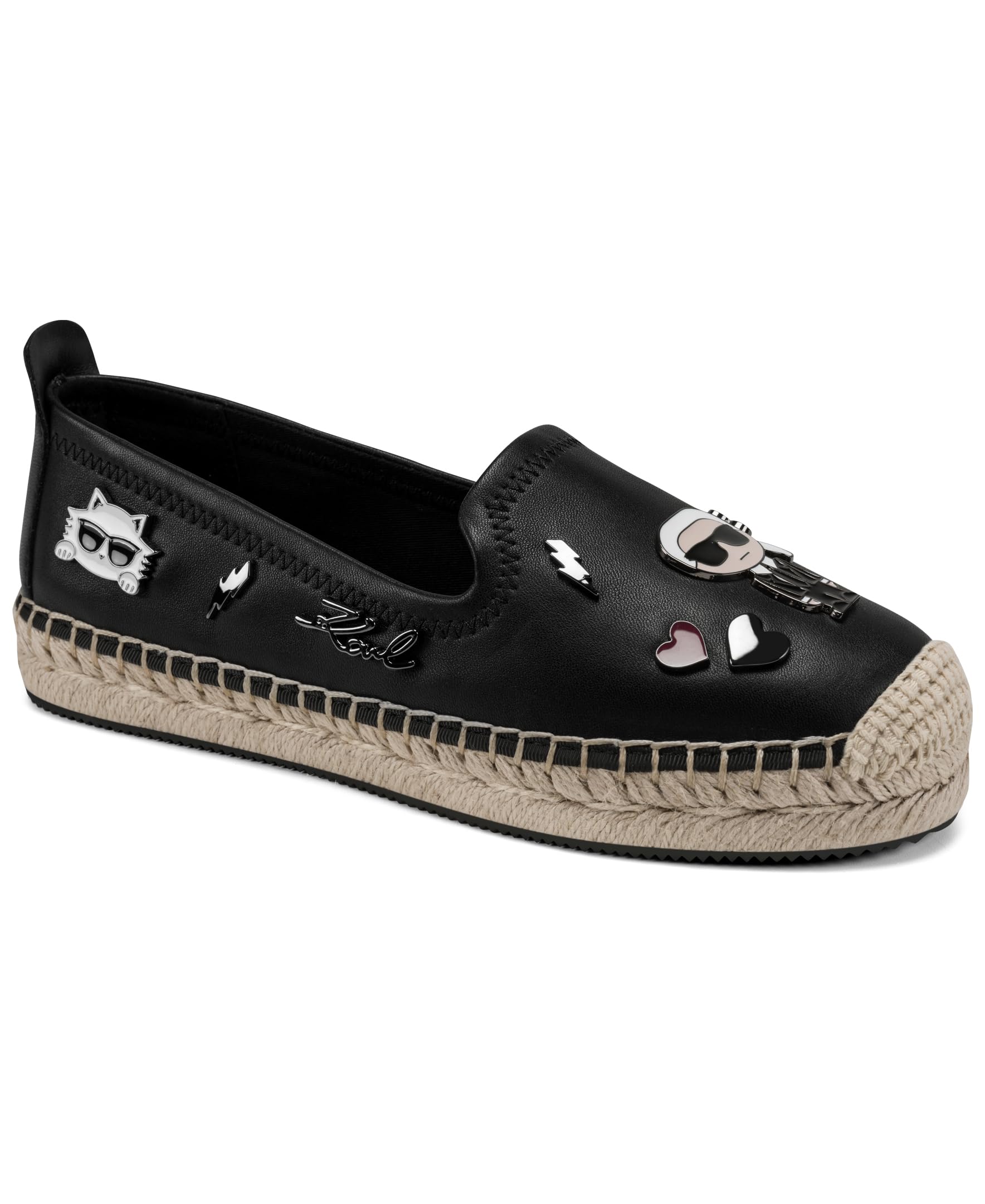 KARL LAGERFELD Kl134024-blk-8, Women's Platform, Black, 39 EU